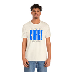 Saved By Grace Men's Jersey Short Sleeve Tee