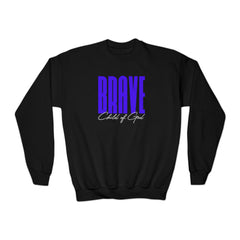 Brave Child of God Youth Crewneck Sweatshirt