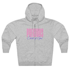 Precioso Filho de Deus Unissex Premium Full Zip Hoodie