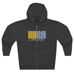 Born Again Child of God Men's Premium Full Zip Hoodie