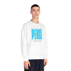 Pray for Peace Men's NuBlend® Crewneck Sweatshirt