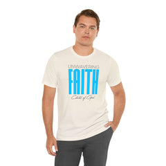 Unwavering Faith Men's Jersey Short Sleeve Tee