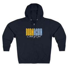 Born Again Child of God Unisex Premium Full Zip Hoodie