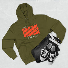 God Given Courage Men's Premium Pullover Hoodie