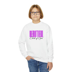 Beautiful Child of God Youth Crewneck Sweatshirt