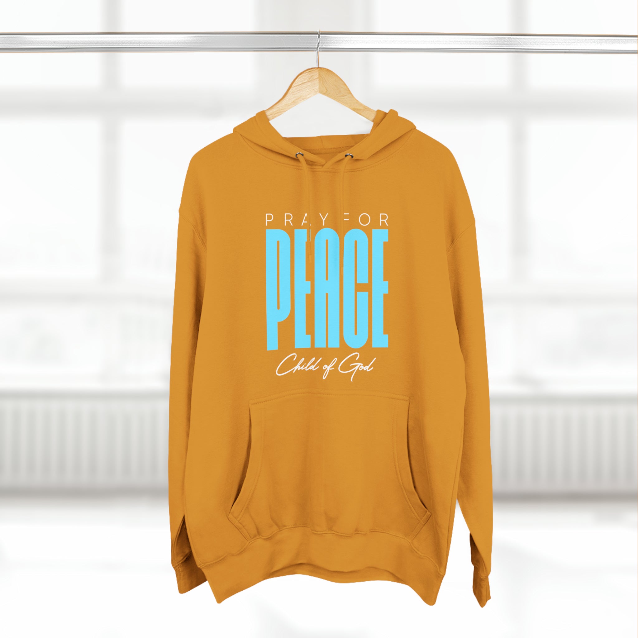 Pray For Peace Unisex Premium Pullover Hoodie - Child of God Project