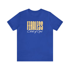 Fearless Child of God Unisex Jersey Short Sleeve Tee