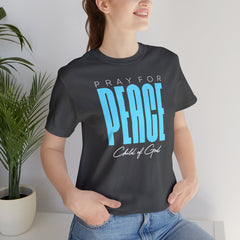 Pray for Peace Unisex Jersey Short Sleeve Tee