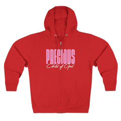 Precioso Filho de Deus Unissex Premium Full Zip Hoodie