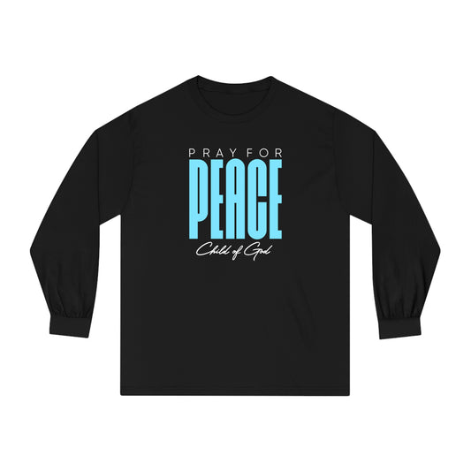 Beten Sie für den Frieden Herren-Langarm-T-Shirt
