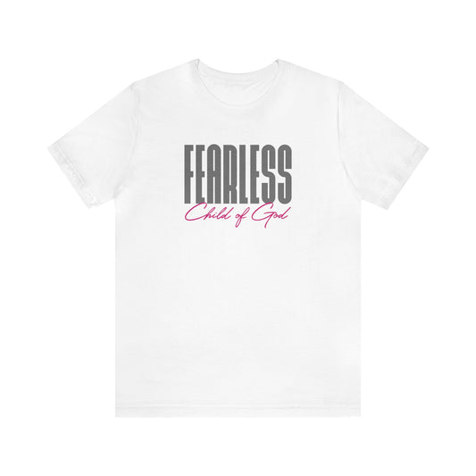 Fearless Child of God Herren-Jersey-Kurzarm-T-Shirt