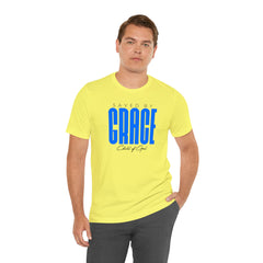 Saved By Grace Men's Jersey Short Sleeve Tee