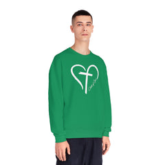 Heart and Cross Men's NuBlend® Crewneck Sweatshirt