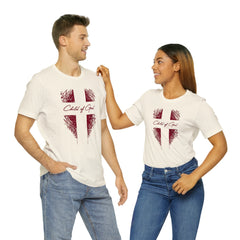 Camiseta de manga curta unissex Shield and Cross