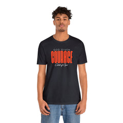 God Given Courage Men's Jersey Short Sleeve Tee