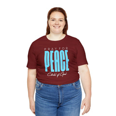 Pray for Peace Unisex Jersey Short Sleeve Tee