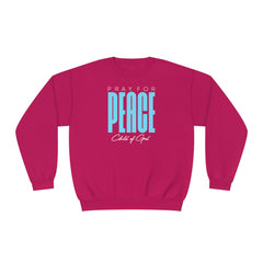 Pray for Peace Unisex NuBlend® Crewneck Sweatshirt