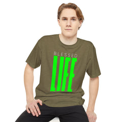 Blessed Life Men's Long Body Urban Tee