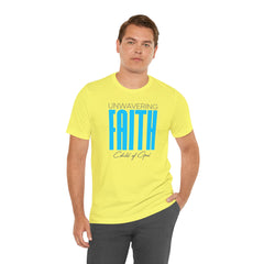 Unwavering Faith Men's Jersey Short Sleeve Tee