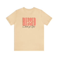 Blessed Child of God Men's Jersey Short Sleeve Tee