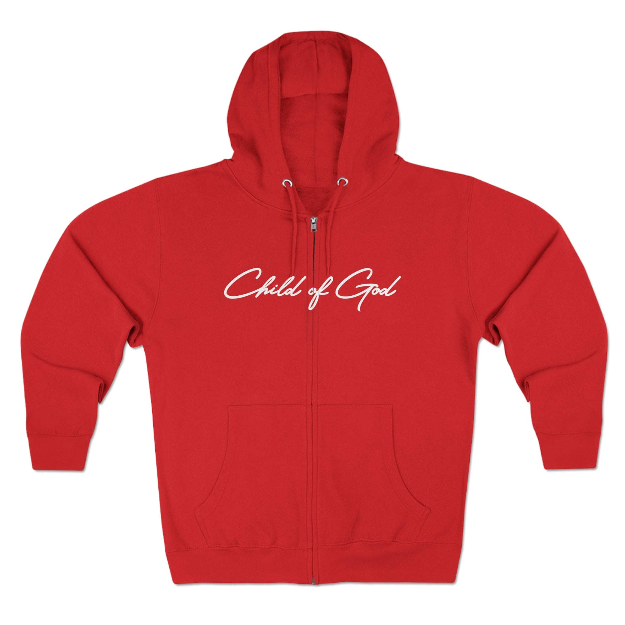 Classic Design Unisex Premium Full Zip Hoodie - Child of God Project