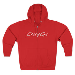 Classic Design Unisex Premium Full Zip Hoodie - Child of God Project