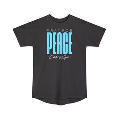 Pray for Peace Men's Long Body Urban Tee