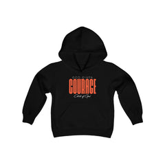 God Given Courage Youth Heavy Blend Hooded Sweatshirt