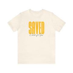 Camiseta unissex de manga curta Saved Child of God