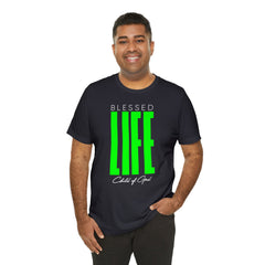 Blessed Life Men's Jersey Short Sleeve Tee