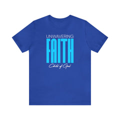 Unwavering Faith Men's Jersey Short Sleeve Tee