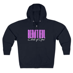 Beautiful Child of God Unisex Premium Full Zip Hoodie