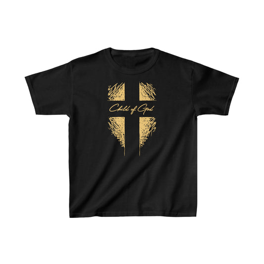 Shield and Cross Kids Heavy Cotton™ T-Shirt