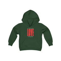 Unconditional Love Youth Heavy Blend Hooded Sweatshirt