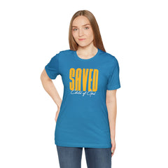 Camiseta unissex de manga curta Saved Child of God