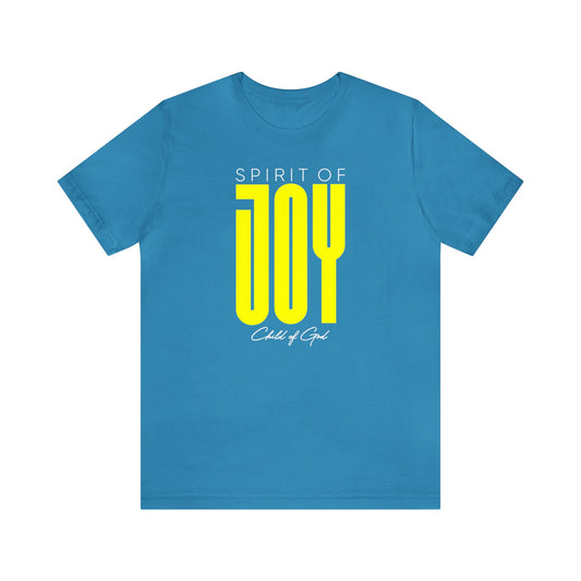 Camiseta masculina de manga curta Spirit of Joy