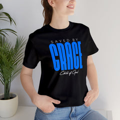 Camiseta de manga curta unissex Saved By Grace