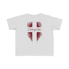 Camiseta de jérsei infantil Shield and Cross para criança