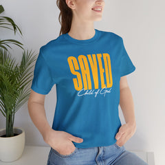 Camiseta unissex de manga curta Saved Child of God