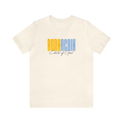 Born Again Child of God Men's Jersey Short Sleeve Tee