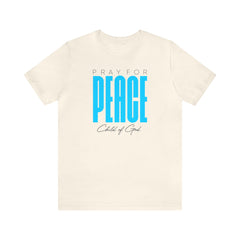 Pray for Peace Unisex Jersey Short Sleeve Tee