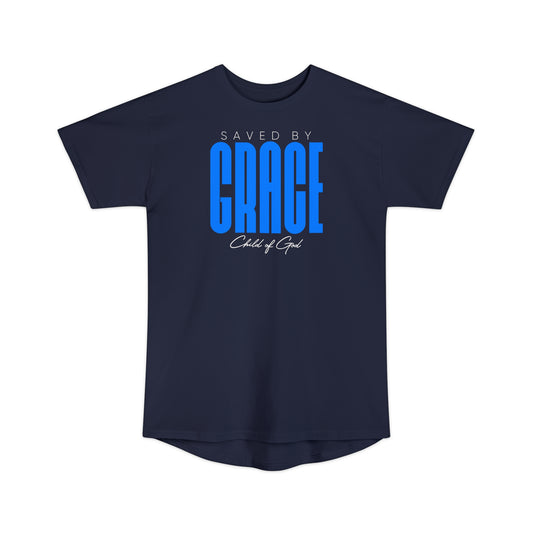 Saved by Grace Unisex-Langkörper-Urban-T-Shirt