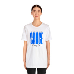 Camiseta de manga curta unissex Saved By Grace