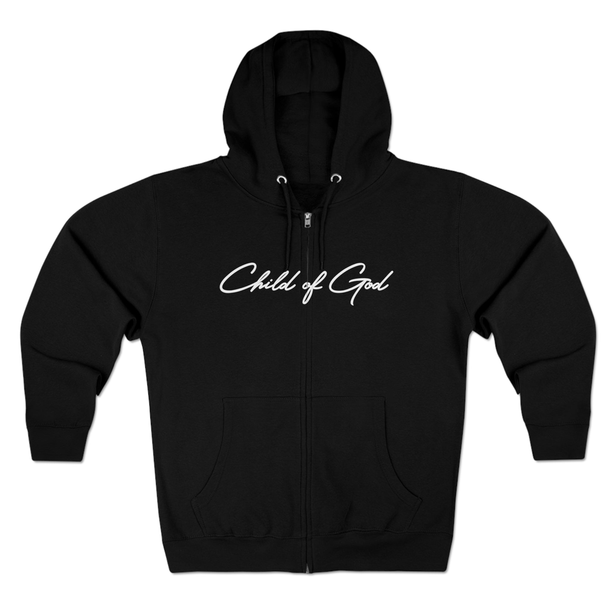 Classic Design Unisex Premium Full Zip Hoodie - Child of God Project