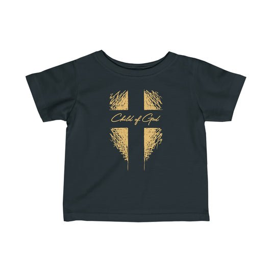 Camiseta infantil de jérsei Shield and Cross