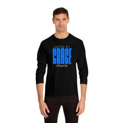 Saved by Grace Men's Long Sleeve T-Shirt