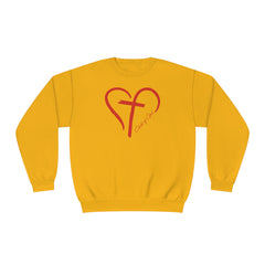 Heart and Cross Men's NuBlend® Crewneck Sweatshirt