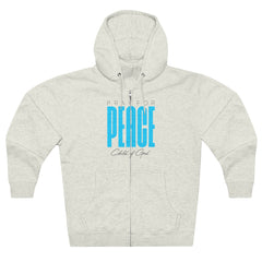 Pray for Peace Men's Premium Full Zip Hoodie