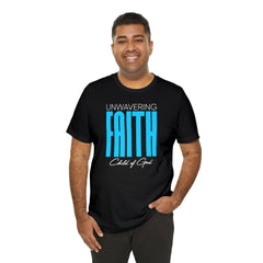 Unwavering Faith Men's Jersey Short Sleeve Tee