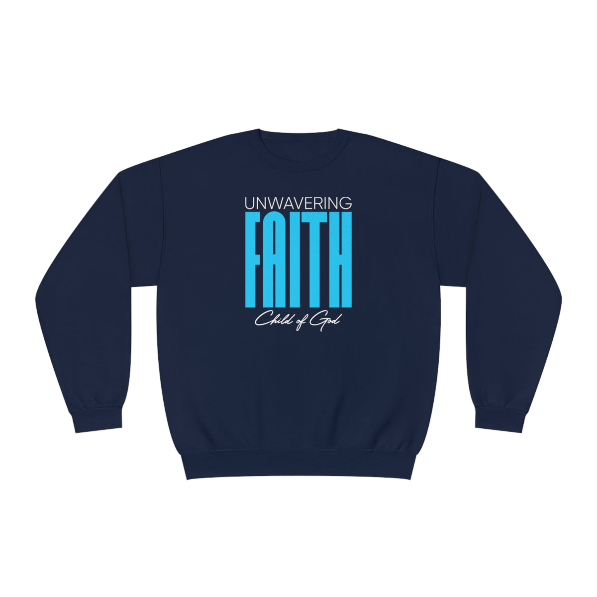 Unwavering Faith Men's NuBlend® Crewneck Sweatshirt